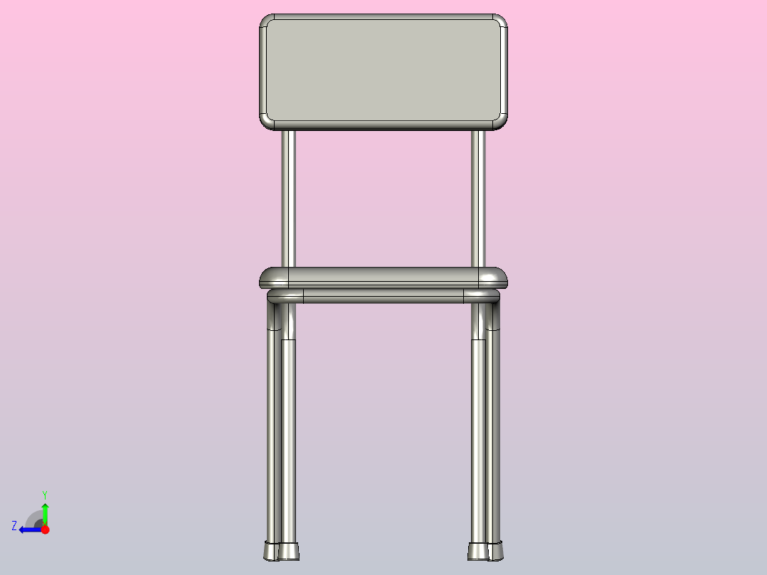 复古椅子右视图