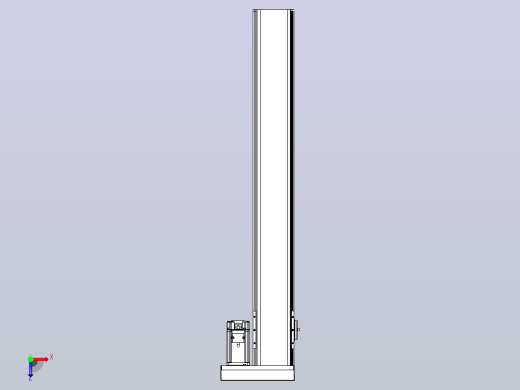 日规模组半封闭丝杆TPA-HNR-110D-1610C-L750-ML-Y-P40-N3俯视缩略图