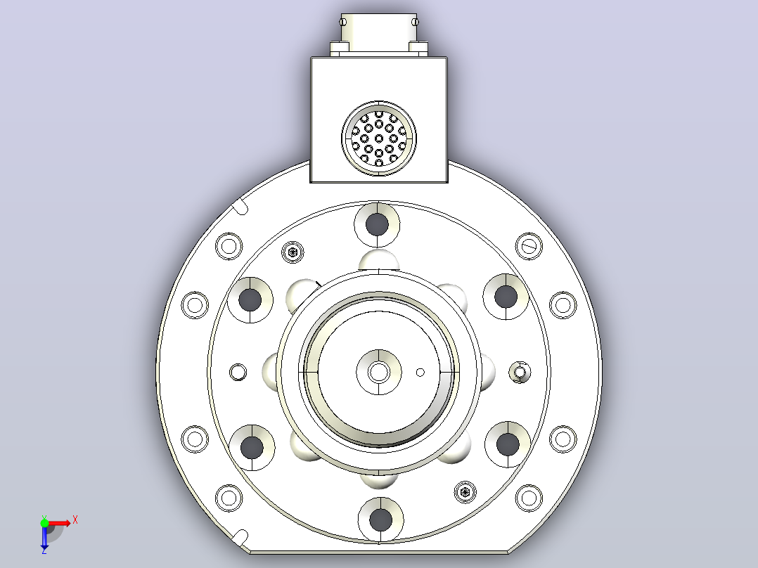 PRC-060-B 治具端新60kg快换盘 机器人换枪盘 快速交换盘 交换盘 机器人工具快换俯视图
