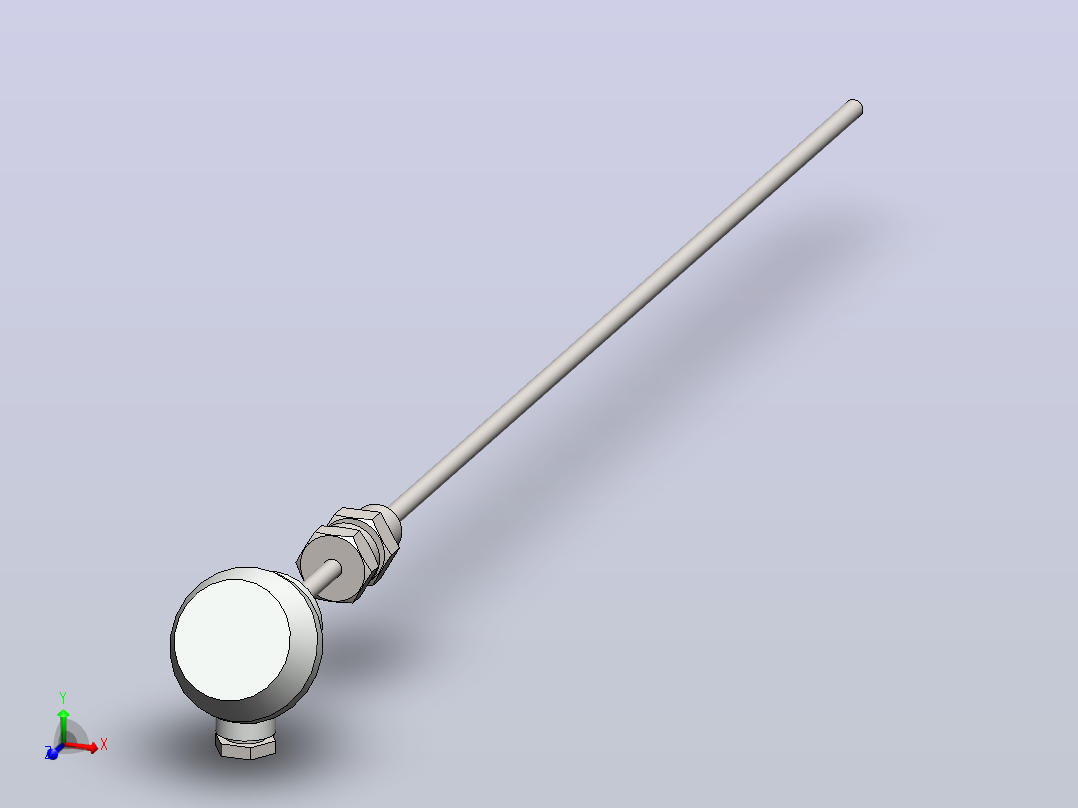 WZPT-226铂热电阻φ6×200×150主视图