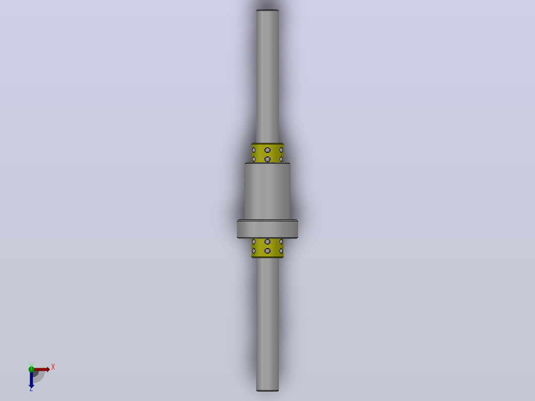 紧凑型微型滚珠衬套导向轴组件_LCSS-3-50-10-15-A俯视图