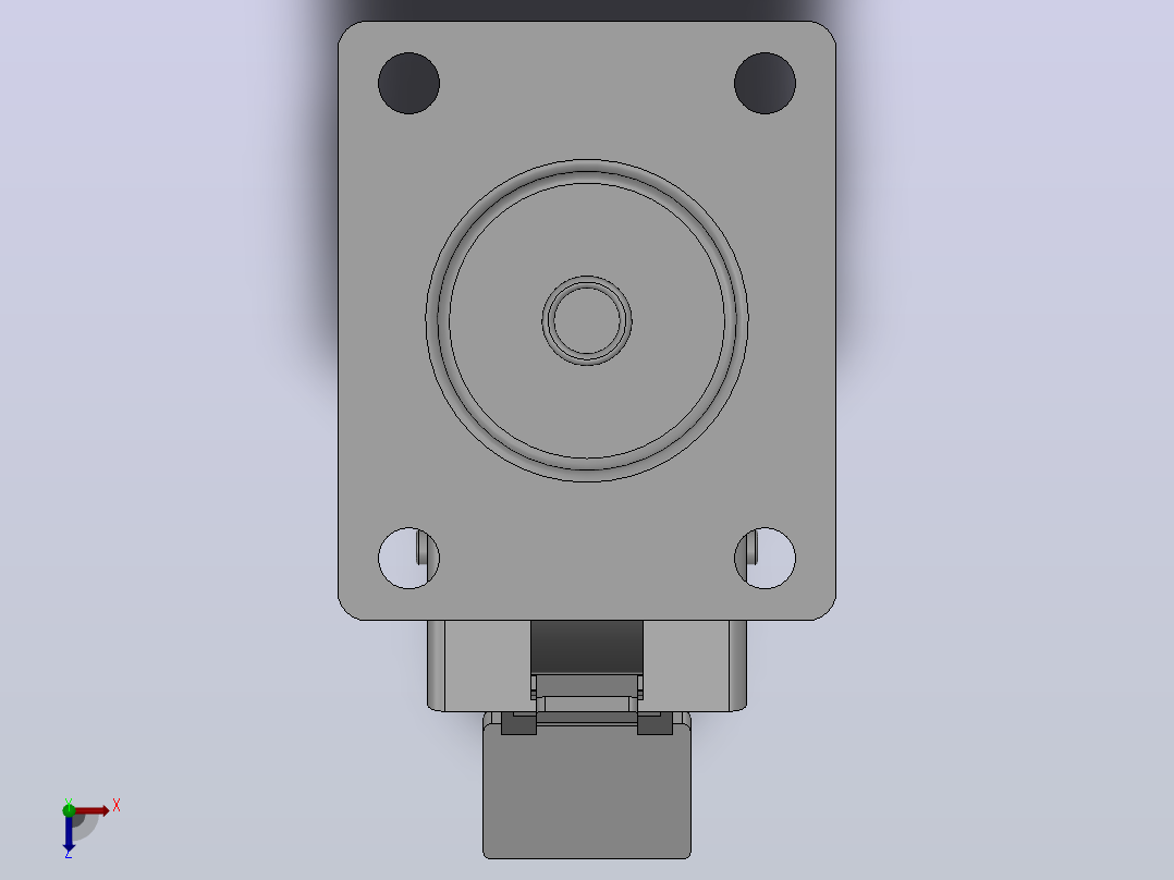 Z01-01B-160-334L普通工业轮[Z01-01B-080-334L]脚轮俯视图