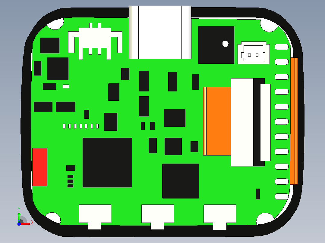 Waveshare ESP32_S3触控液晶显示器1.69前视图