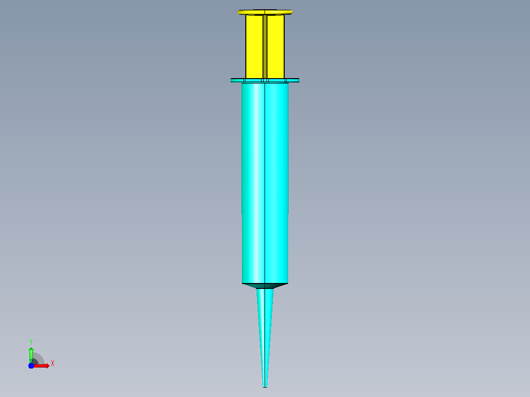注射器10毫升前视图