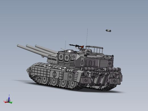 E100 坦克模型