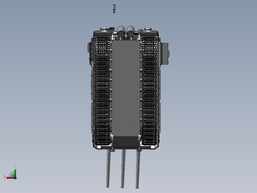 E100 坦克模型后视缩略图