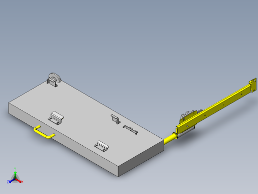 键盘、鼠标收纳式支架