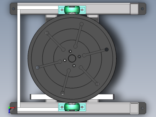 K3465-0.5t焊接变位机俯视缩略图