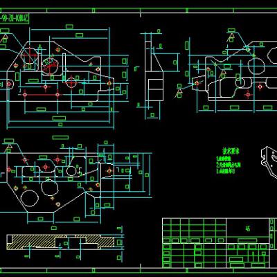 激光塑料焊接成型机CAD全套图纸（含电气）