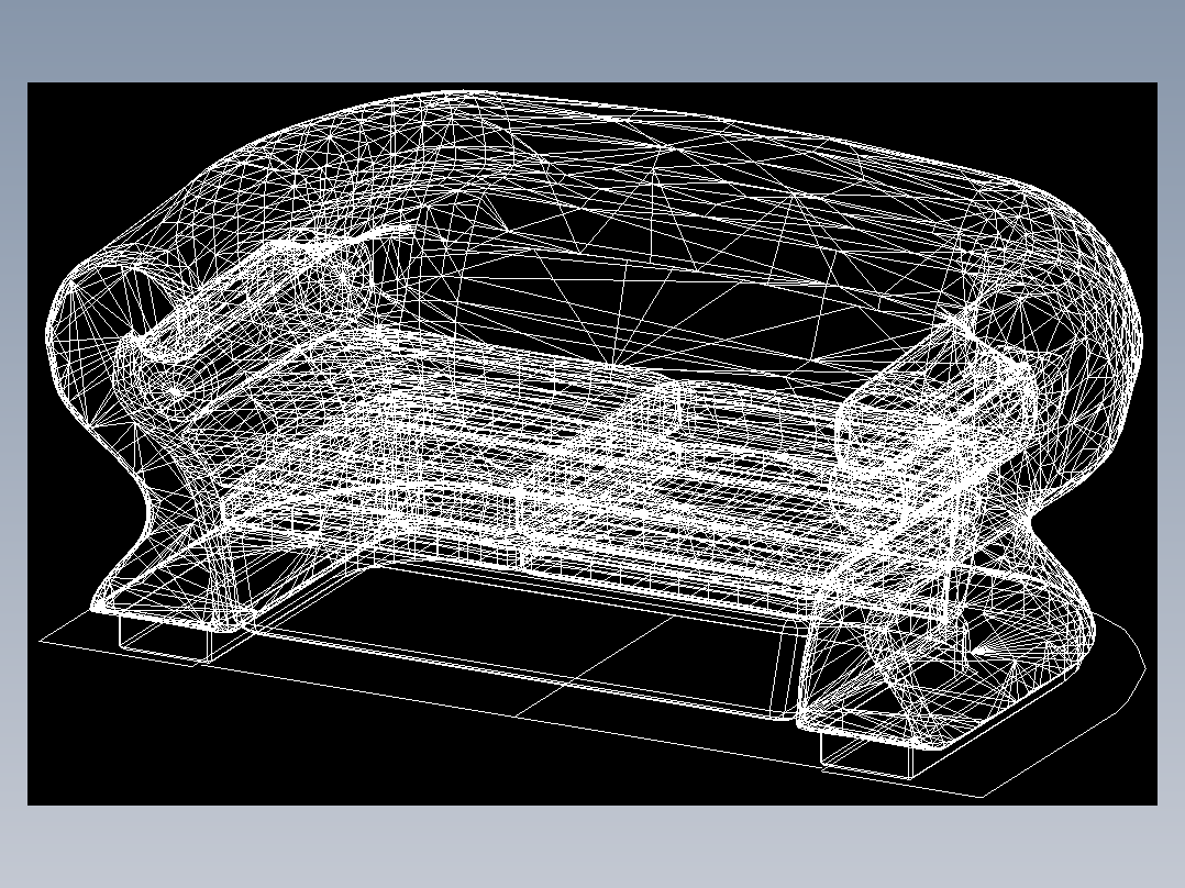 室内家具和灯具等的模型十二-K-S32-2