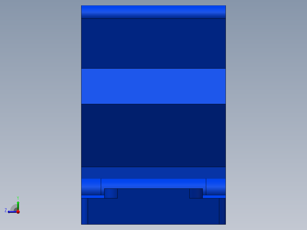 手机简易支撑架右视图