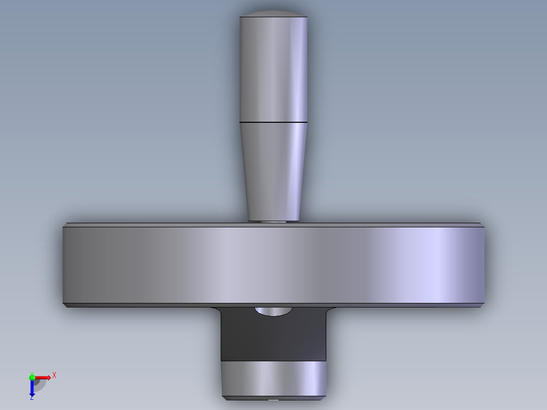 手轮12X100俯视图