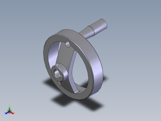 手轮12X100正等轴测缩略图