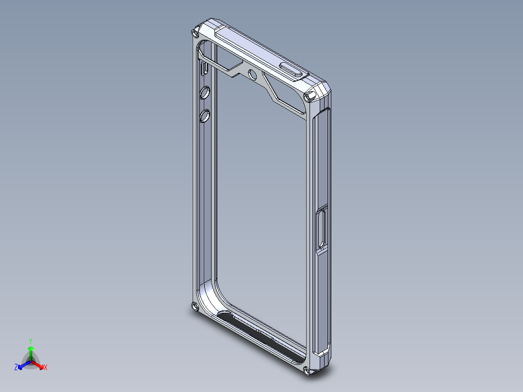 机器加工的iphone的外壳设计