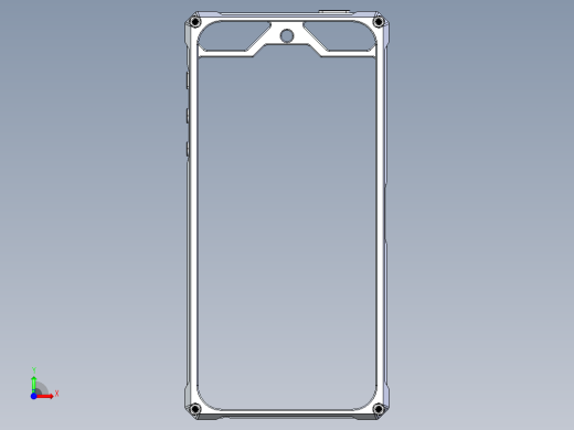 机器加工的iphone的外壳设计前视缩略图