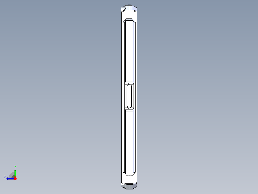 机器加工的iphone的外壳设计右视图