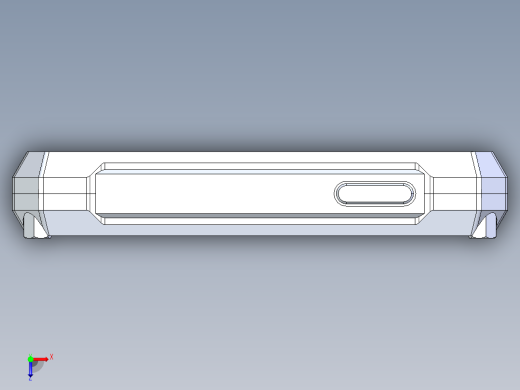 机器加工的iphone的外壳设计俯视缩略图