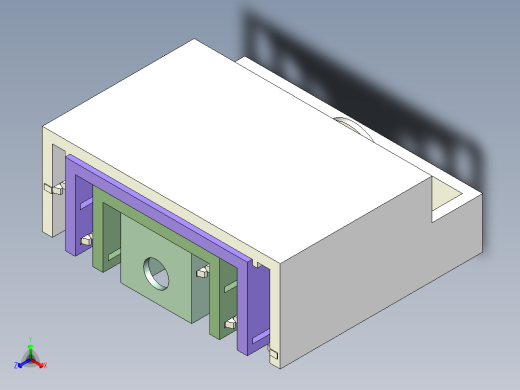 齿轮机械伸缩缸机构3D图纸 STP格式