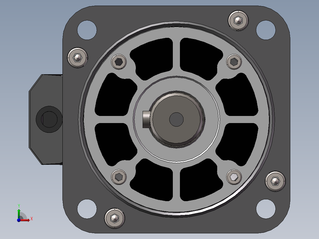 私服电机前视图