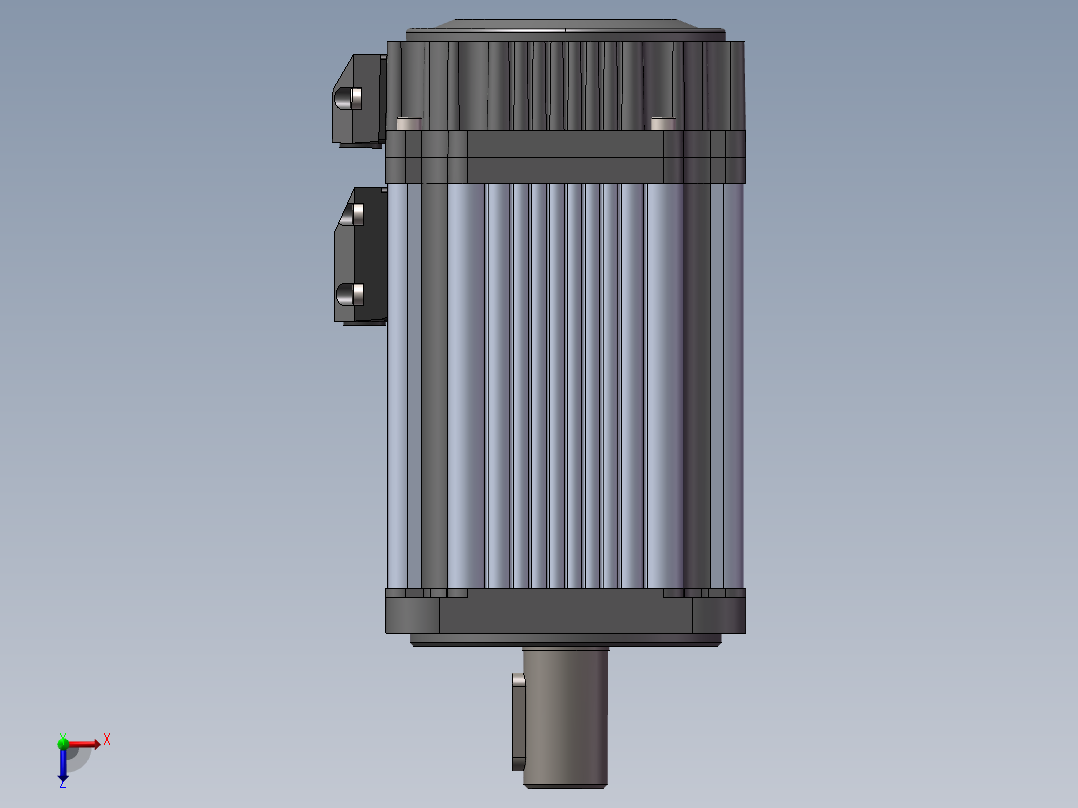 私服电机俯视图