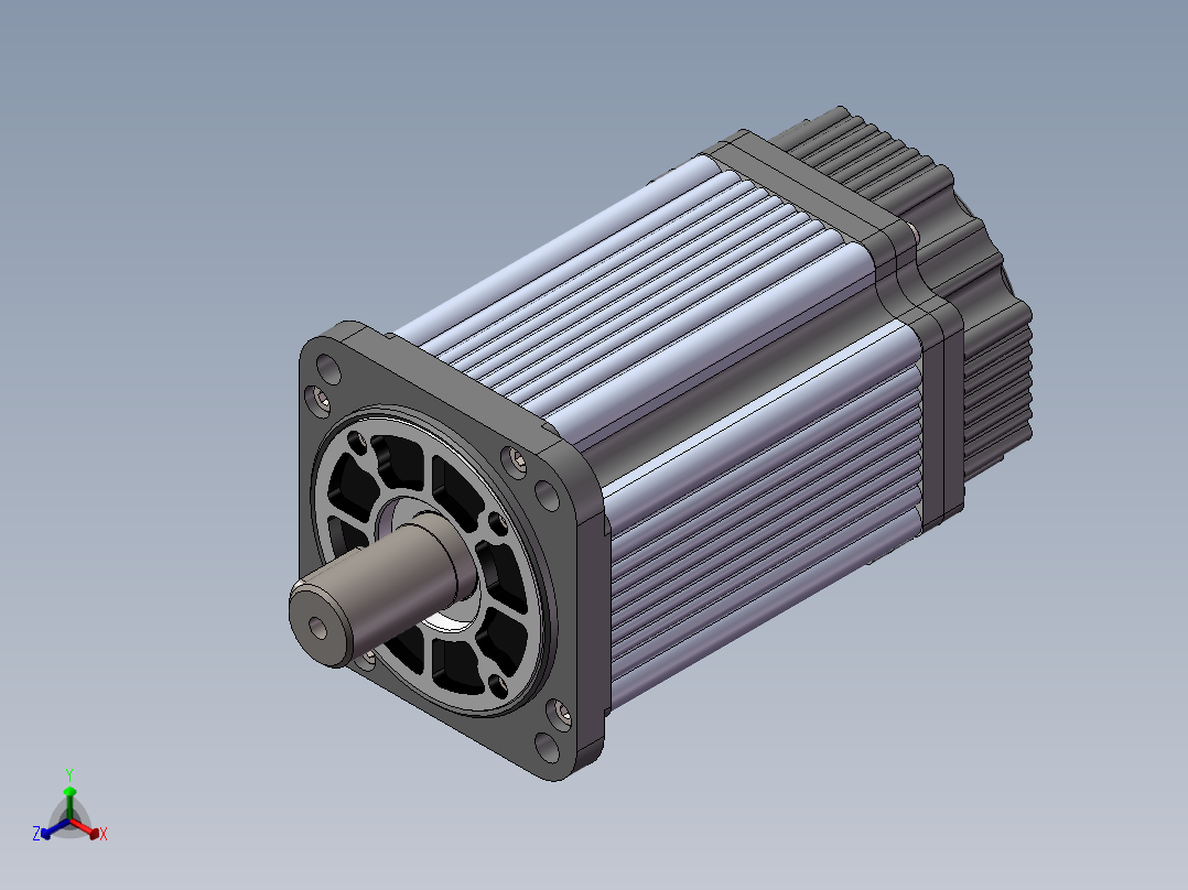 私服电机正等轴测图