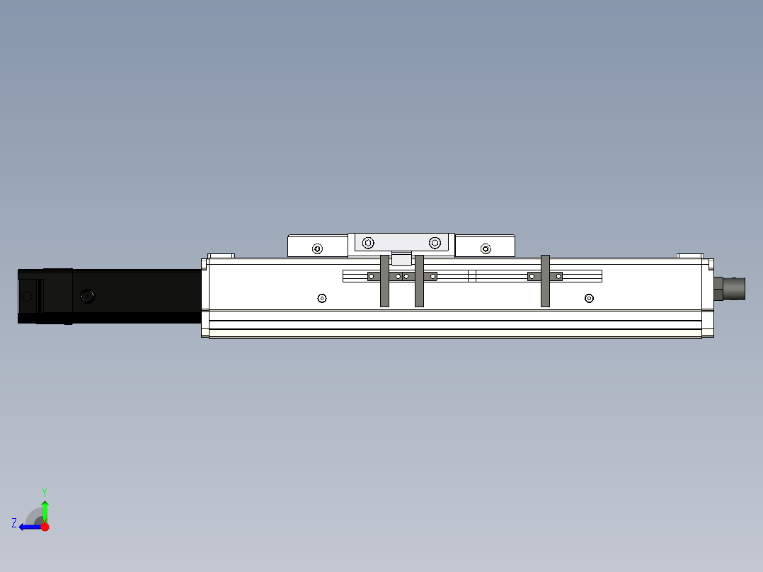 Toyo东佑达直线模组-ECH10-100-BC+煞車右视图