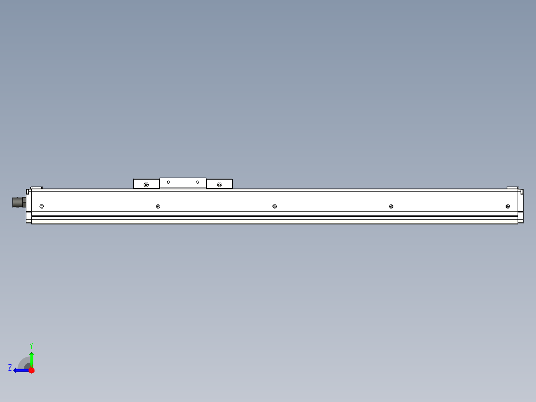 Toyo东佑达直线模组-ECH10-450-M-A2右视图