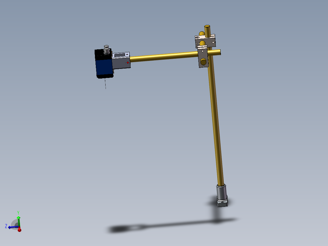 简易式视觉相机支架3d图纸 机械设计素材 智能相机固定支架3d模型