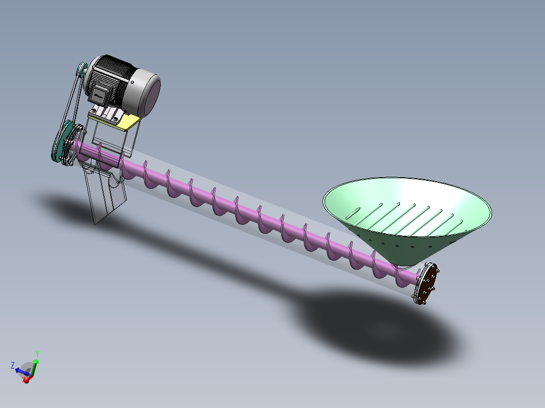 螺旋式散装物料收集器的设计