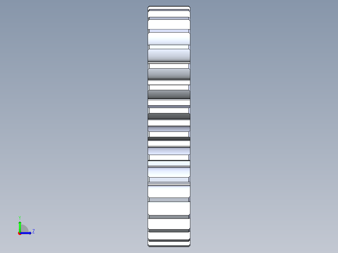 正齿轮压力角20 -48dp-20pa-32t spur gear左视图