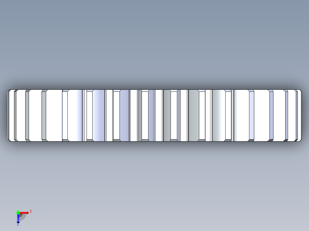 正齿轮压力角20 -48dp-20pa-32t spur gear俯视图