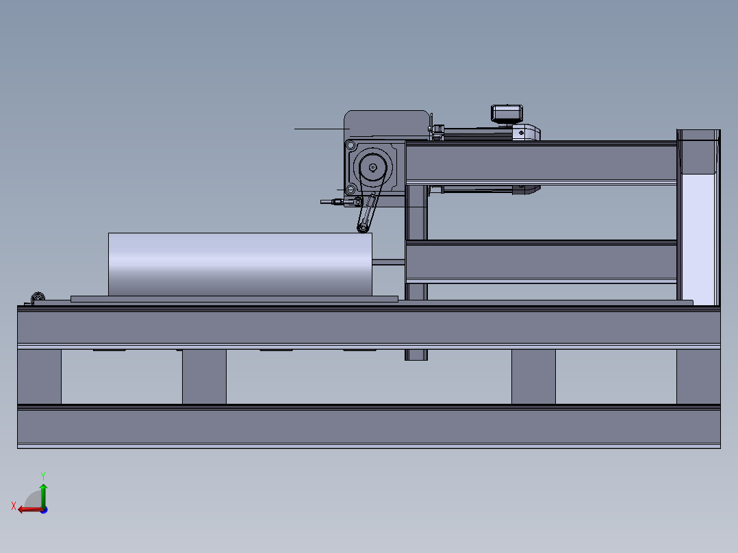 套筒研磨机后视图