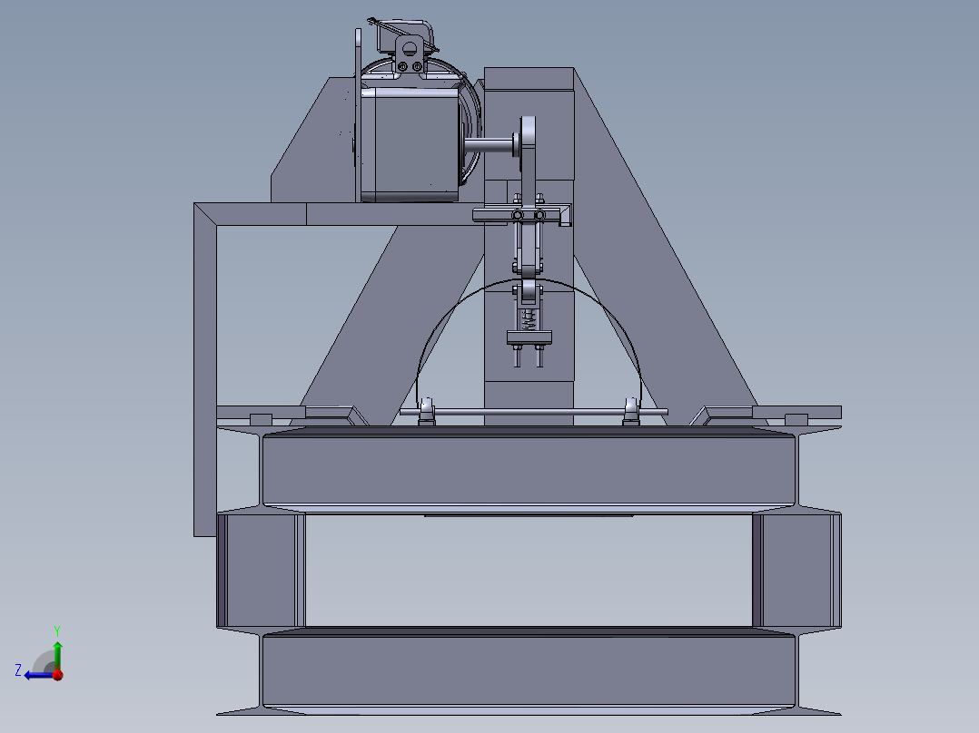 套筒研磨机右视图