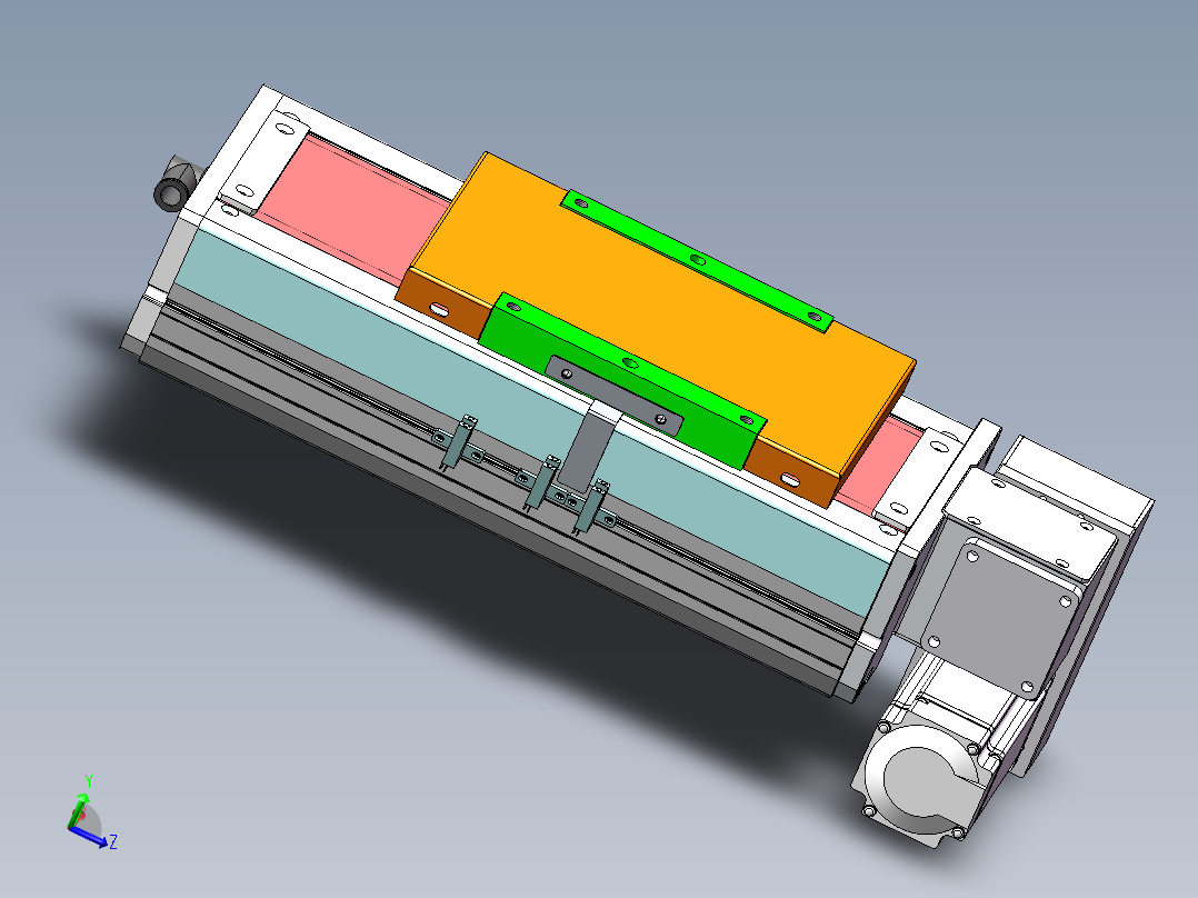 MCB同步带全封闭MCB17-RD-400W主视图