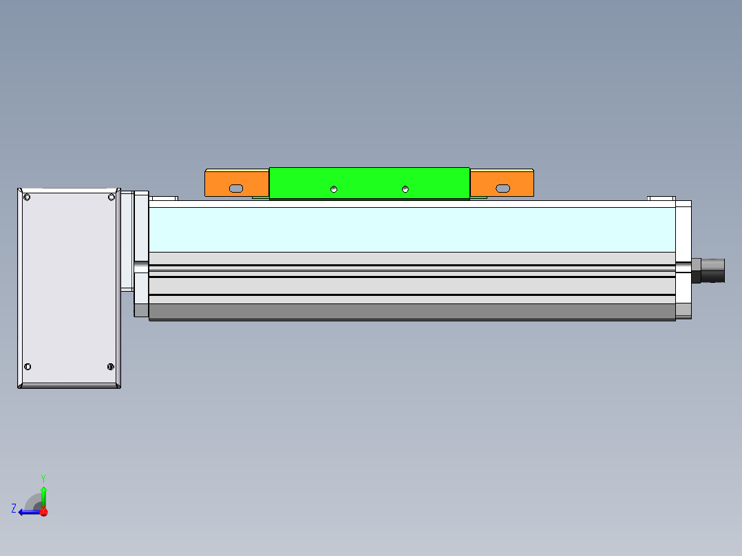 MCB同步带全封闭MCB17-RD-400W右视图