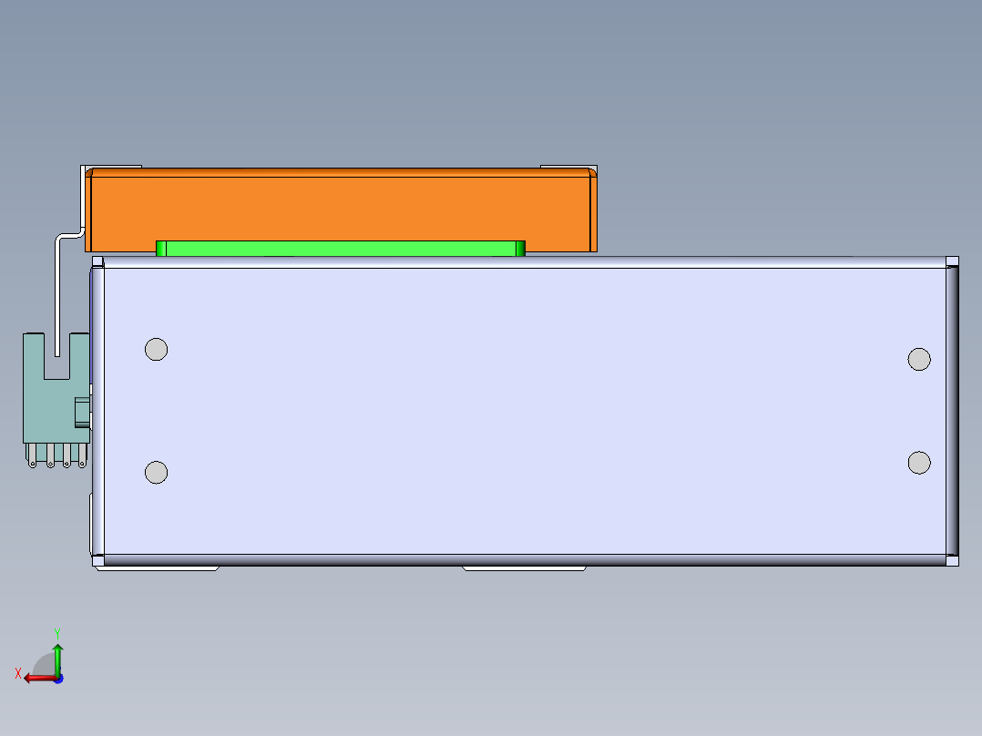 MCH丝杆全封闭MCH12-BL-100W后视图