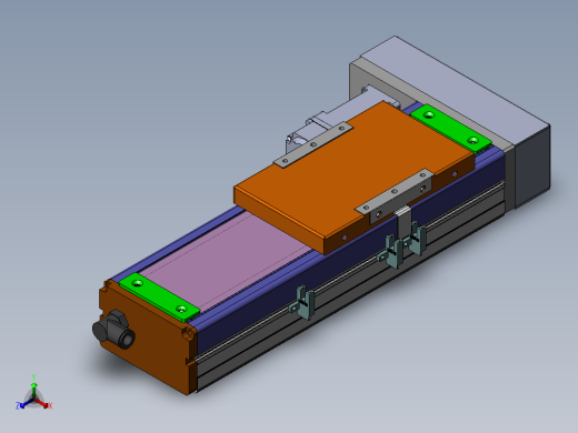 MCH丝杆全封闭MCH12-BL-100W正等轴测缩略图