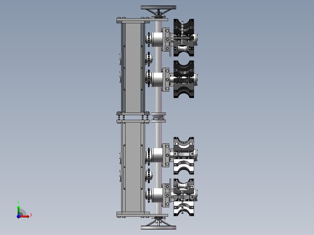 道路清雪机器前视图