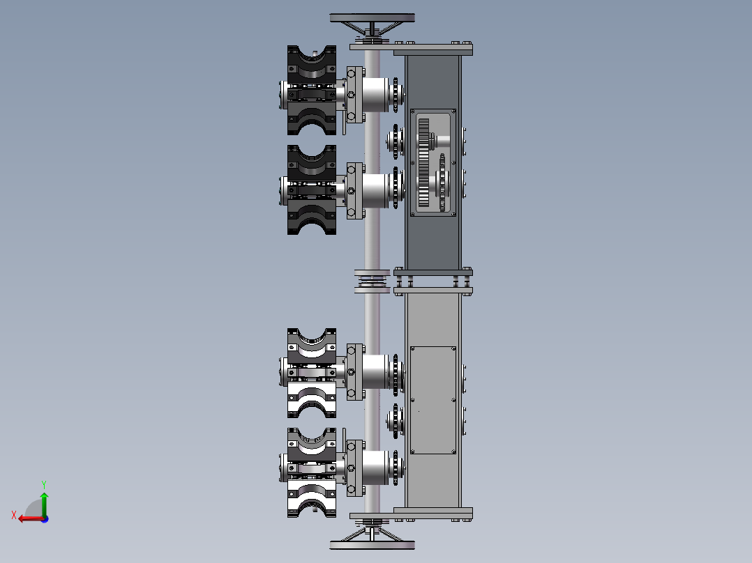 道路清雪机器后视图