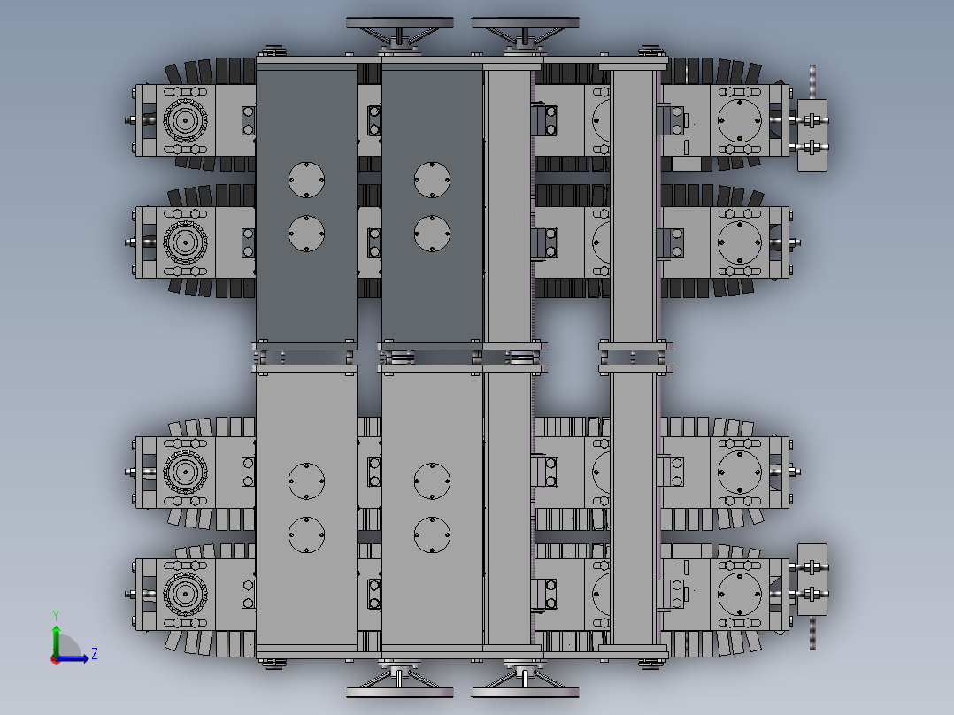 道路清雪机器左视图