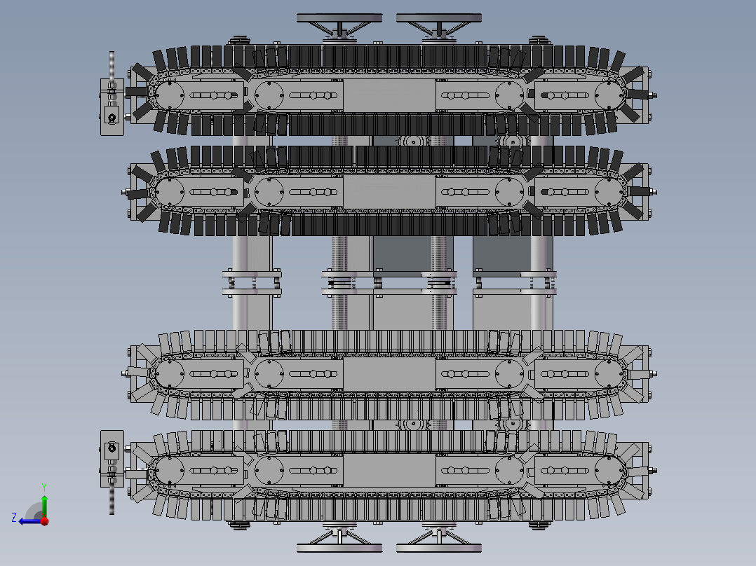 道路清雪机器右视图