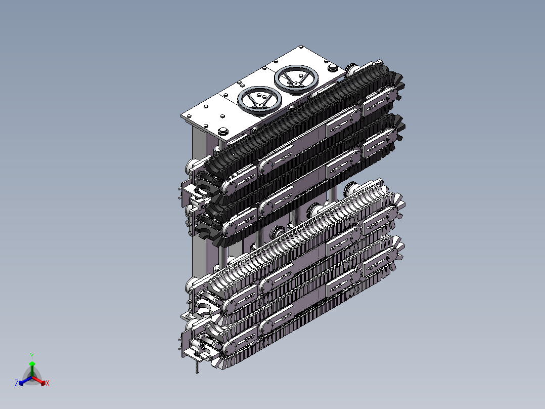 道路清雪机器正等轴测图