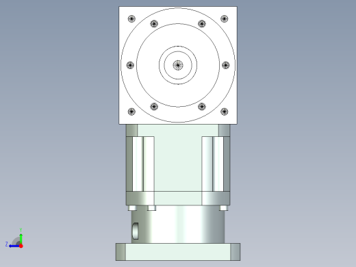 换向器PW170双轴旋转方向不同 PLX142-L1 35-114.3-200-M12.stp右视缩略图