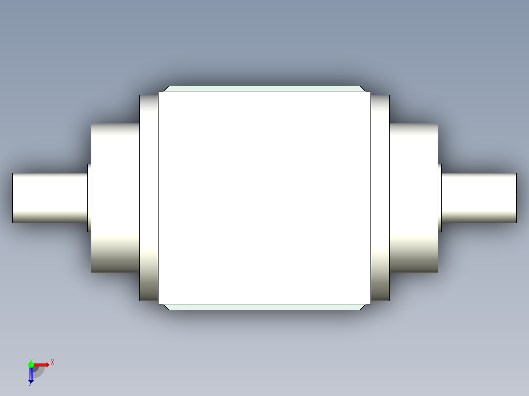换向器PW170双轴旋转方向不同 PLX142-L1 35-114.3-200-M12.stp俯视图