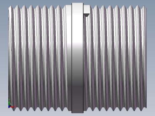对丝-圆边等径 DN25前视缩略图