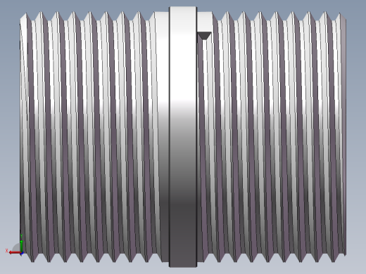 对丝-圆边等径 DN25后视缩略图