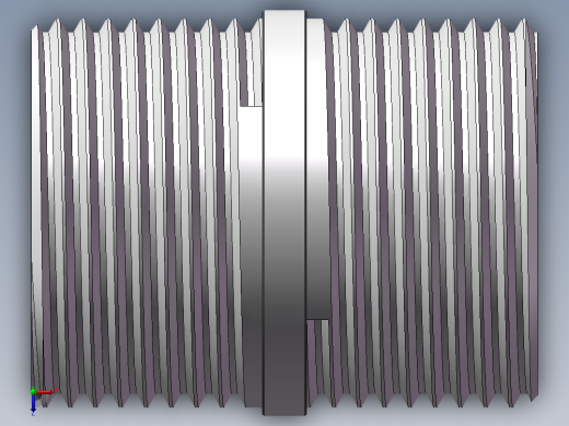 对丝-圆边等径 DN25俯视缩略图