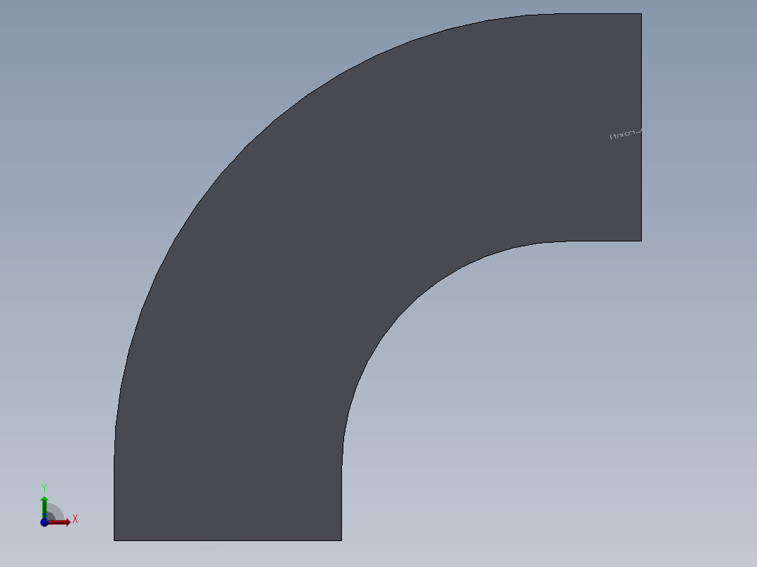 cable tray 90 deg elbow前视图