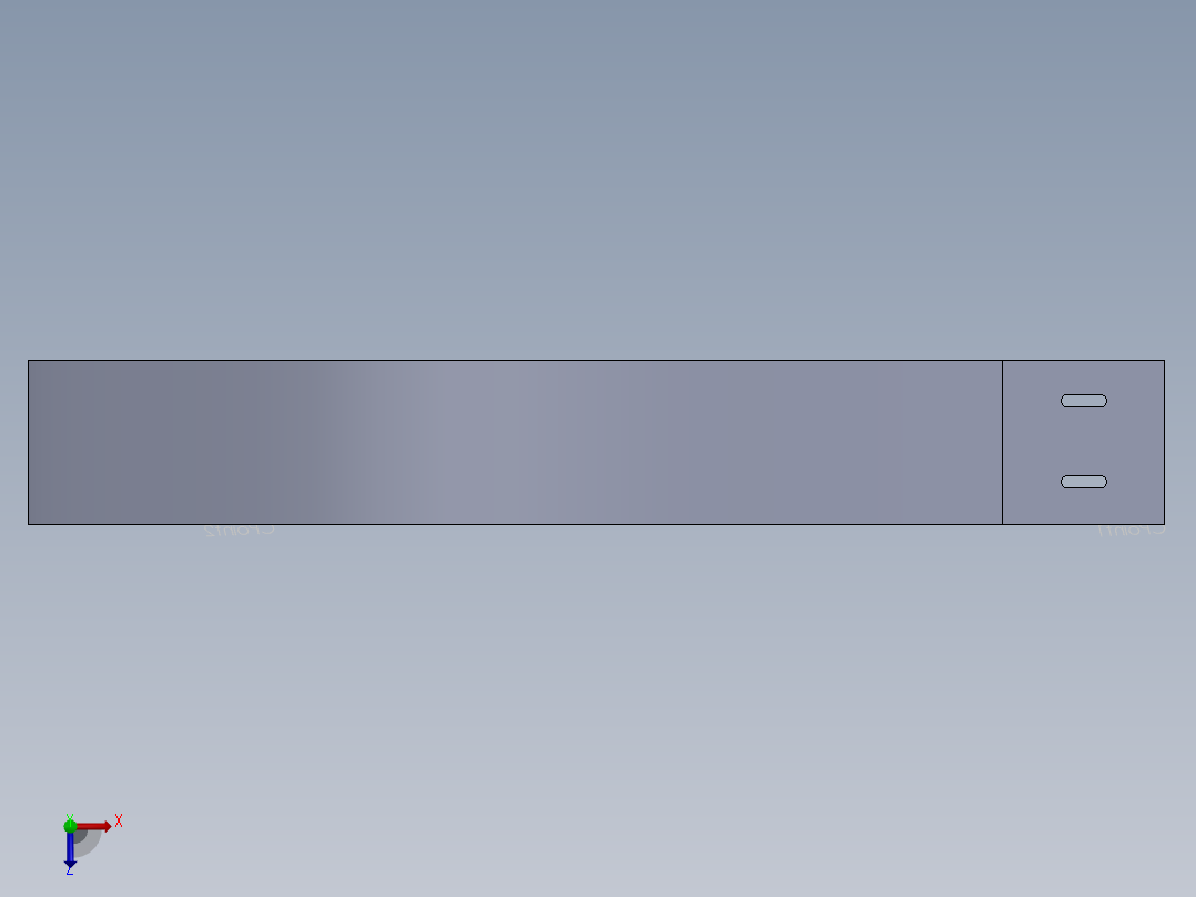 cable tray 90 deg elbow俯视图