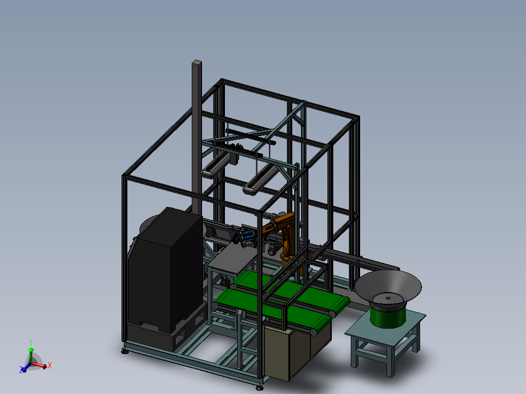 高端机器人双振动盘自动装配